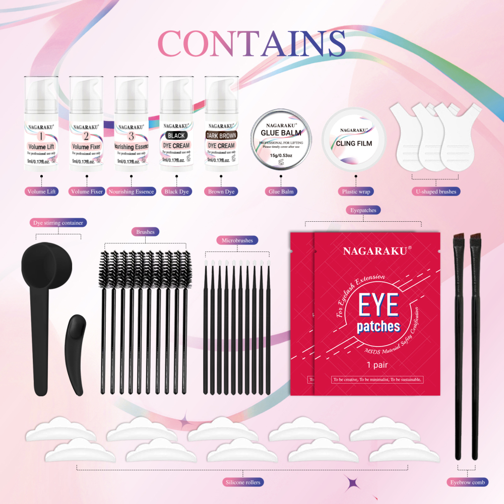 NAGARAKU Lash Lifting And Tint Kit