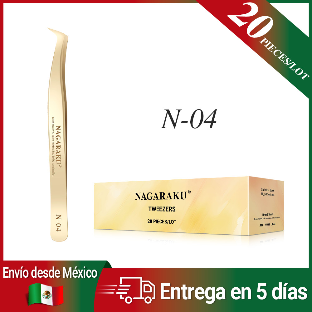 NAGARAKU Fast Shipping From Mexico 20 Pieces Lot Tweezers