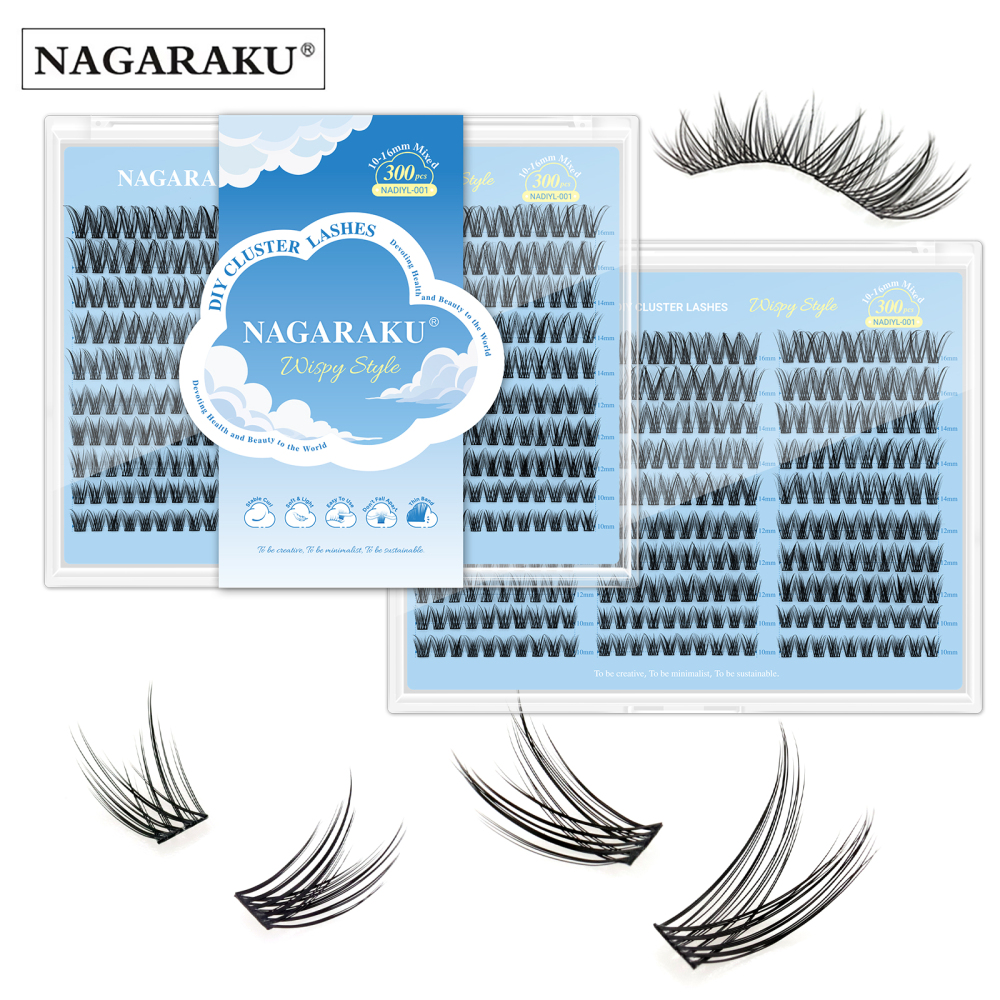 NAGARAKU DIY Cluster Lashes Cloud Series New Trend Shape