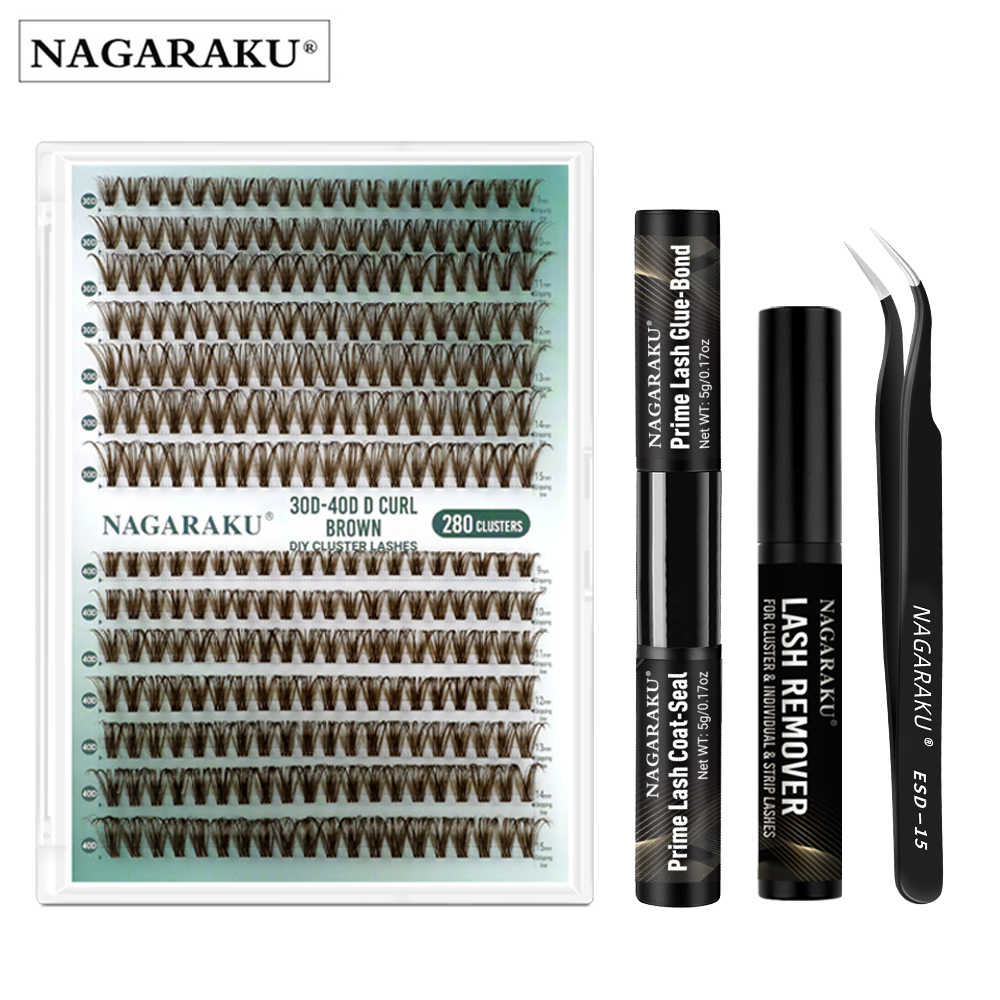 NAGARAKU 30D-100D DIY Clusters Lashes