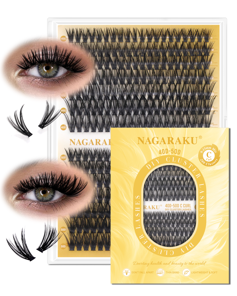 NAGARAKU 30D-100D DIY Clusters Lashes