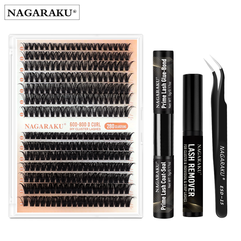 NAGARAKU 30D-100D DIY Clusters Lashes