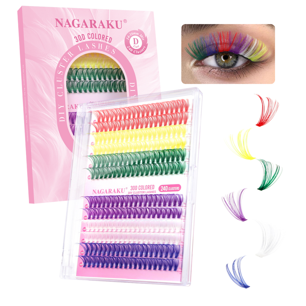 NAGARAKU 30D-100D DIY Clusters Lashes