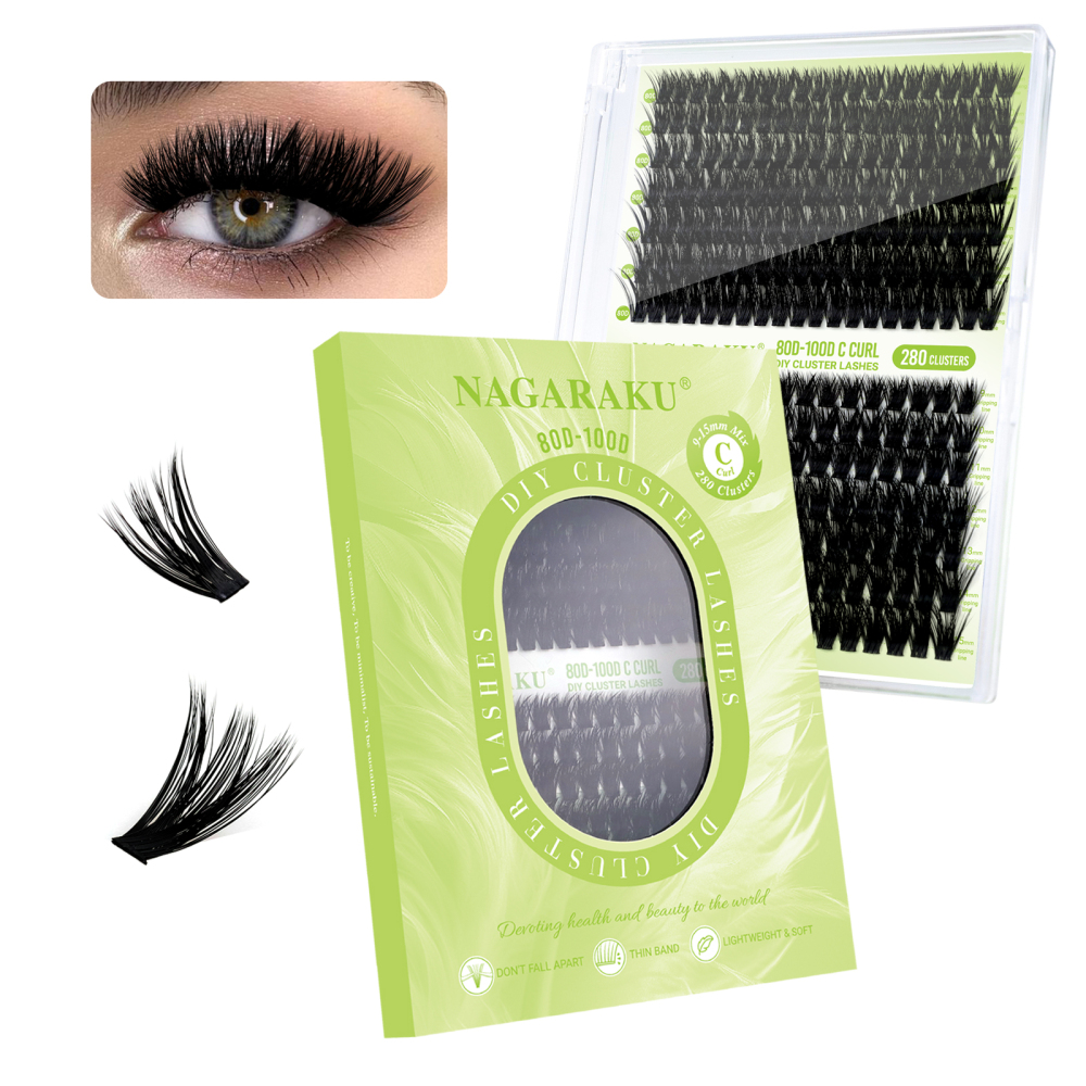 NAGARAKU 30D-100D DIY Clusters Lashes