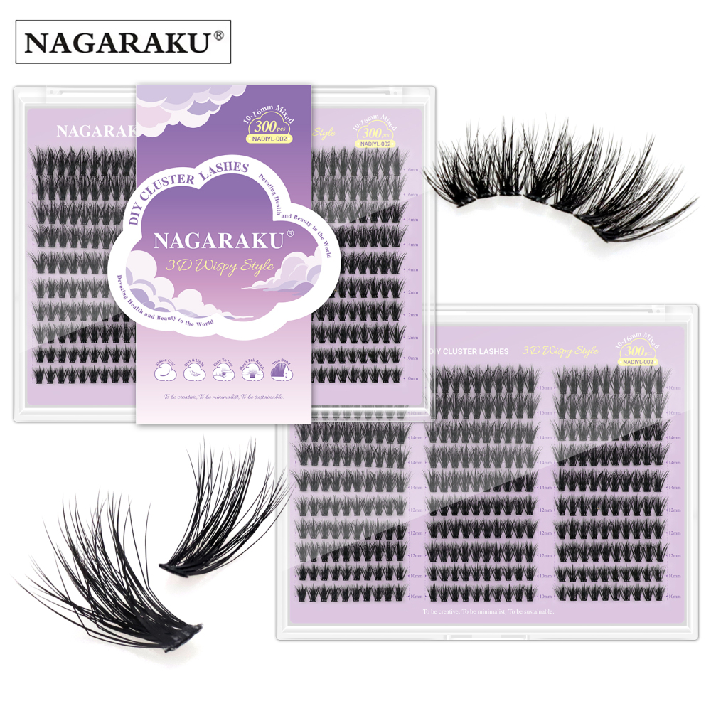NAGARAKU DIY Cluster Lashes Cloud Series Super Gentle