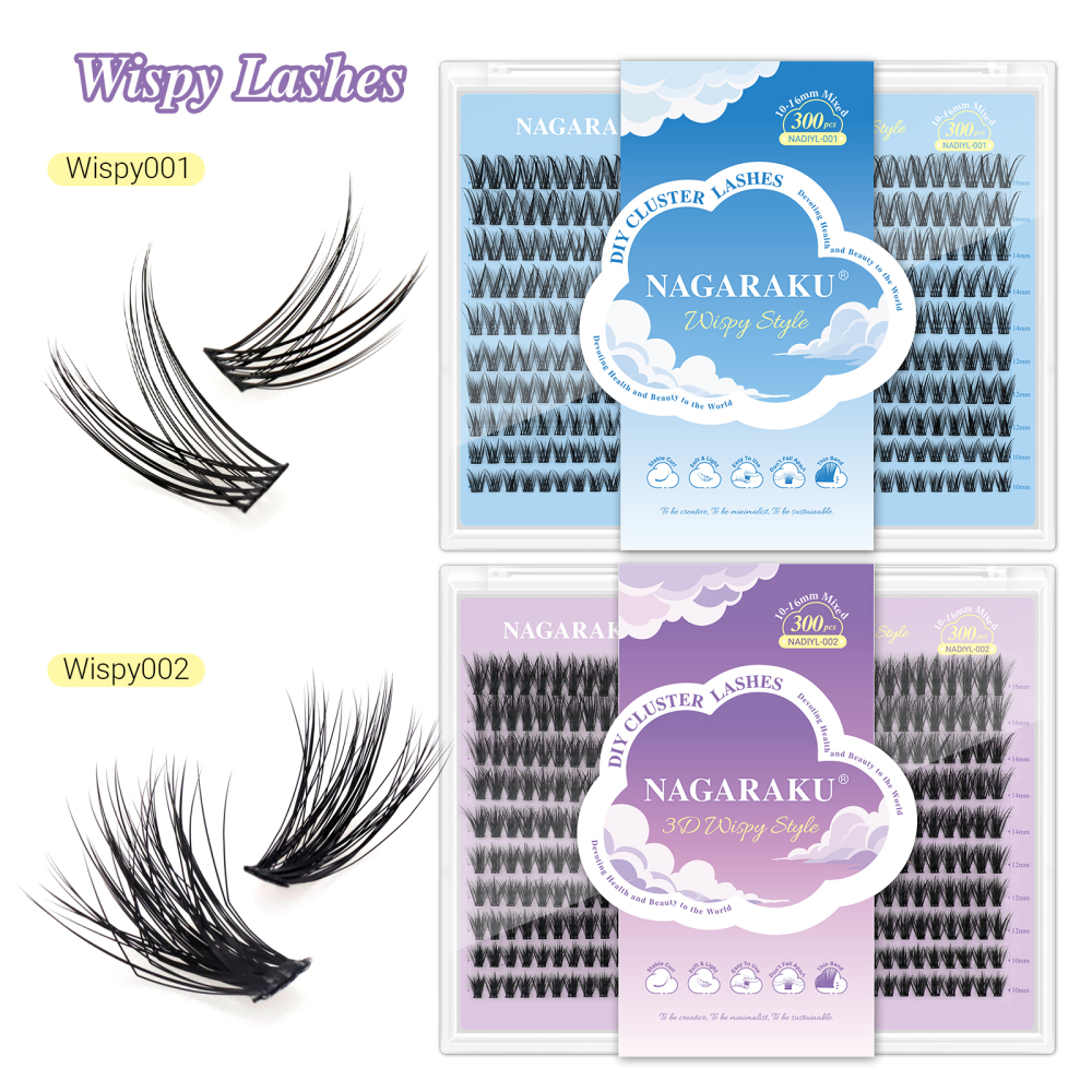 NAGARAKU DIY Cluster Lashes Cloud Series Super Gentle