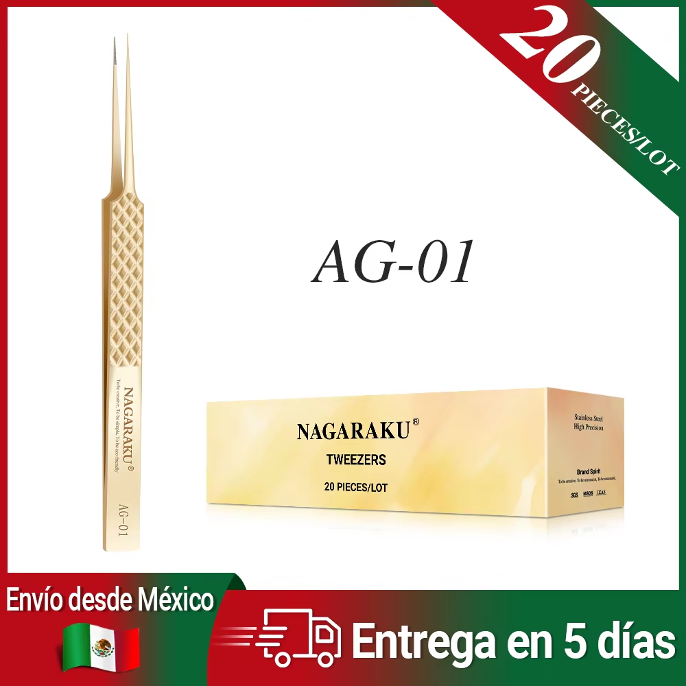 NAGARAKU Fast Shipping From Mexico 20 Pieces Lot Tweezers