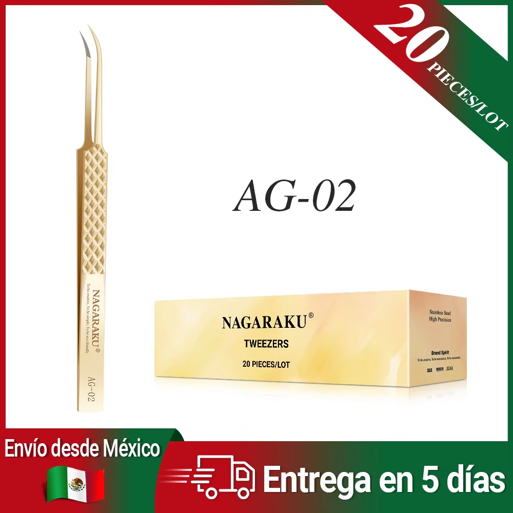 NAGARAKU Fast Shipping From Mexico 20 Pieces Lot Tweezers