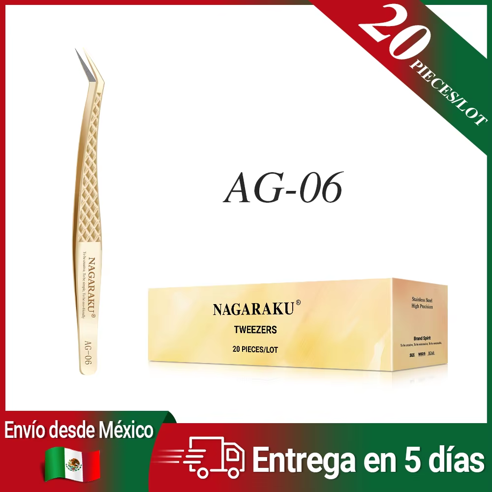 NAGARAKU Fast Shipping From Mexico 20 Pieces Lot Tweezers