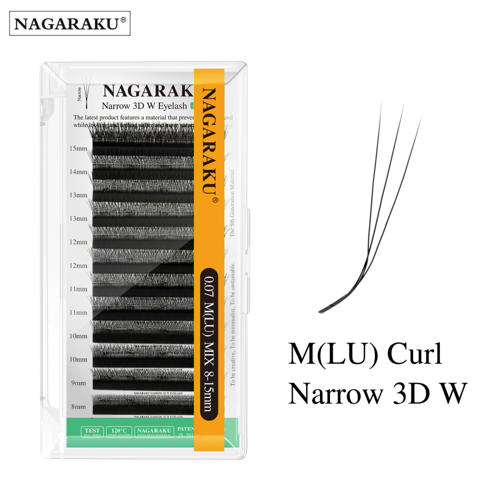 NAGARAKU Narrow 3D/4D/5D W Eyelash Extension