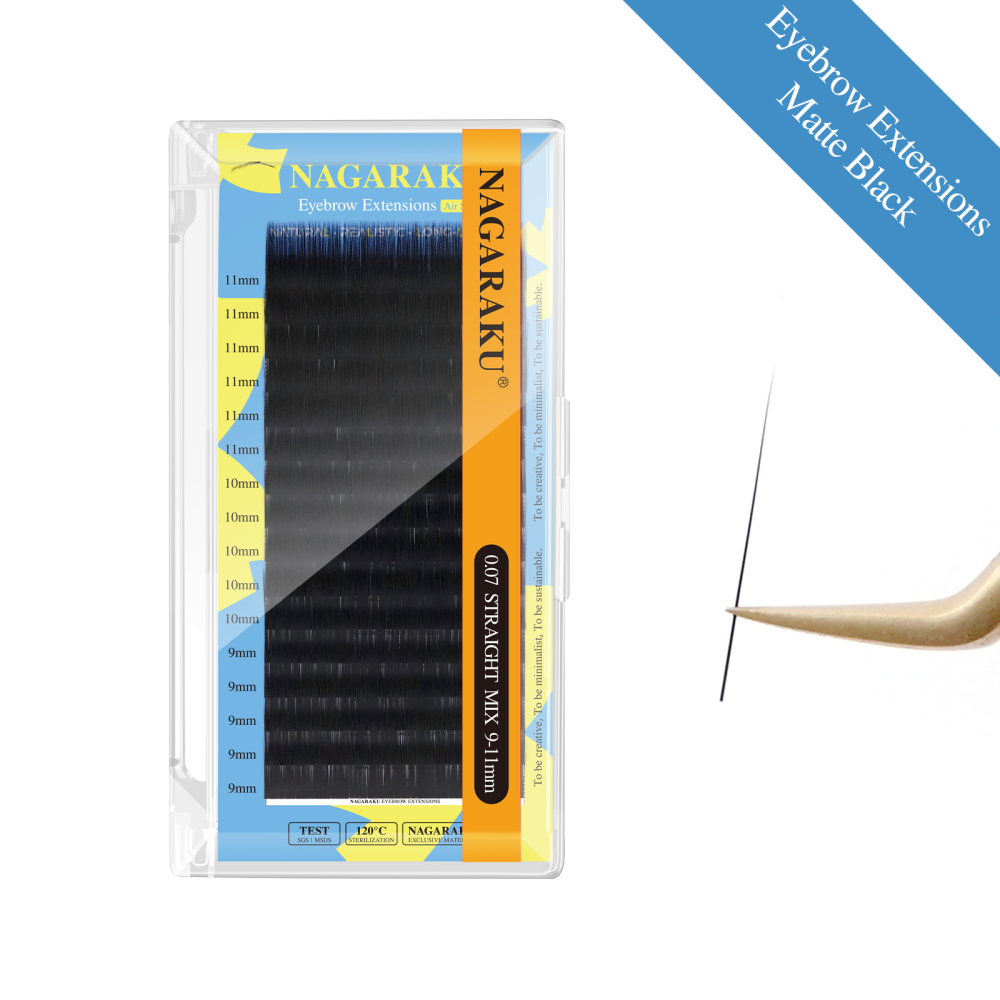 NAGARAKU Eyebrow Extensions Straight Fiber