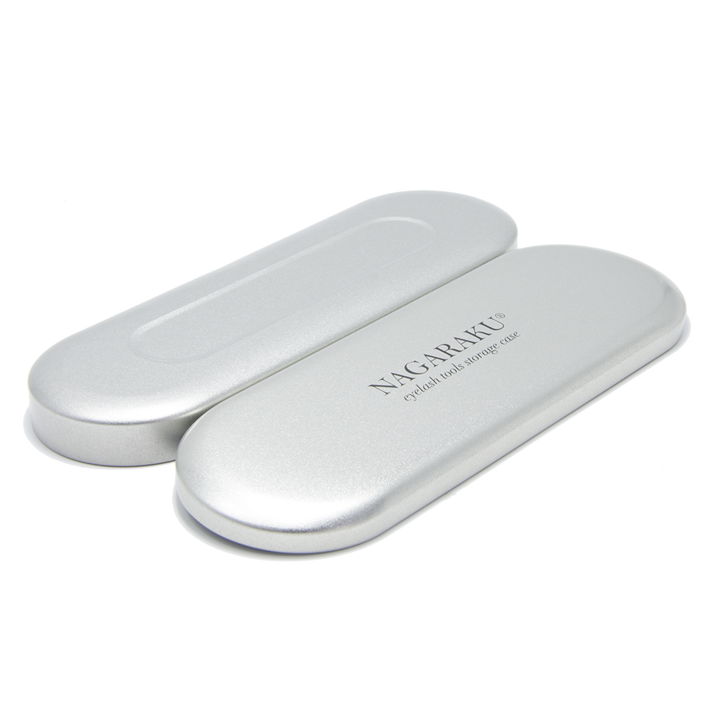 NAGARAKU PU Leather / Metal Lash Tweezer Storage Case