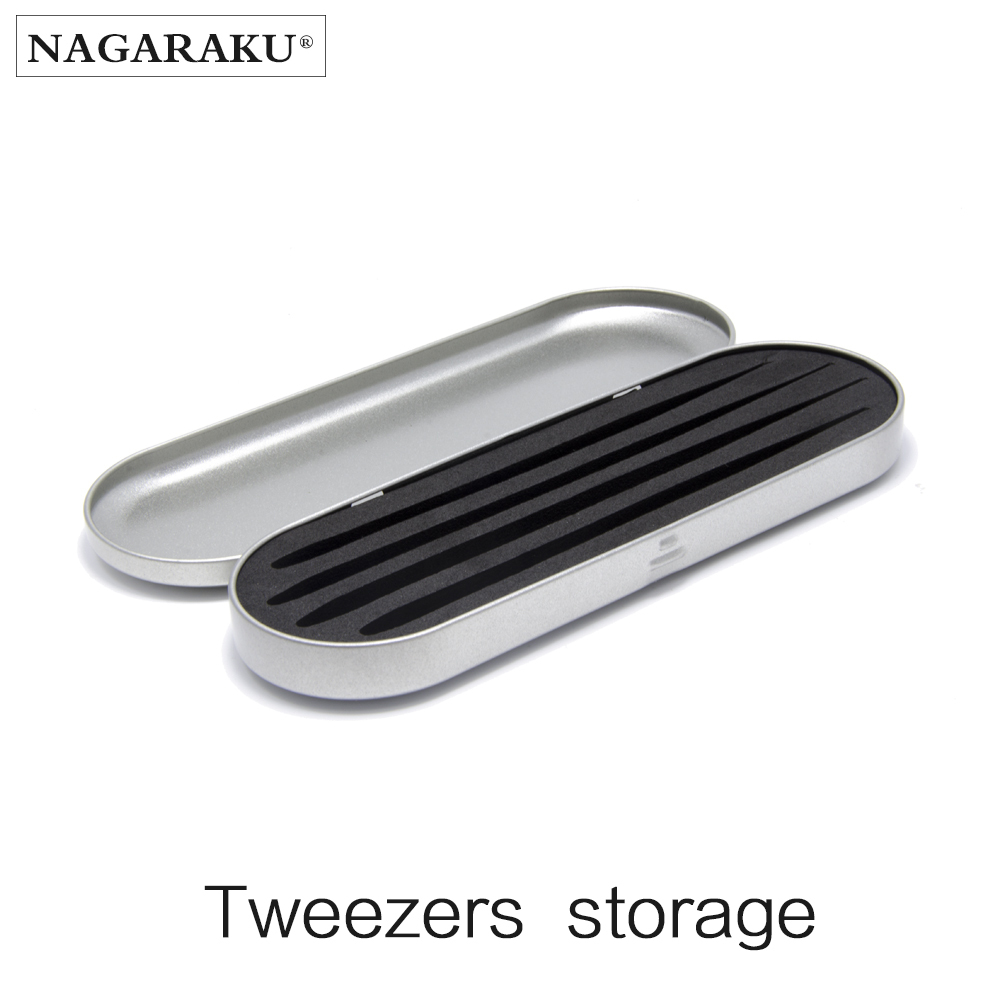 NAGARAKU PU Leather / Metal Lash Tweezer Storage Case
