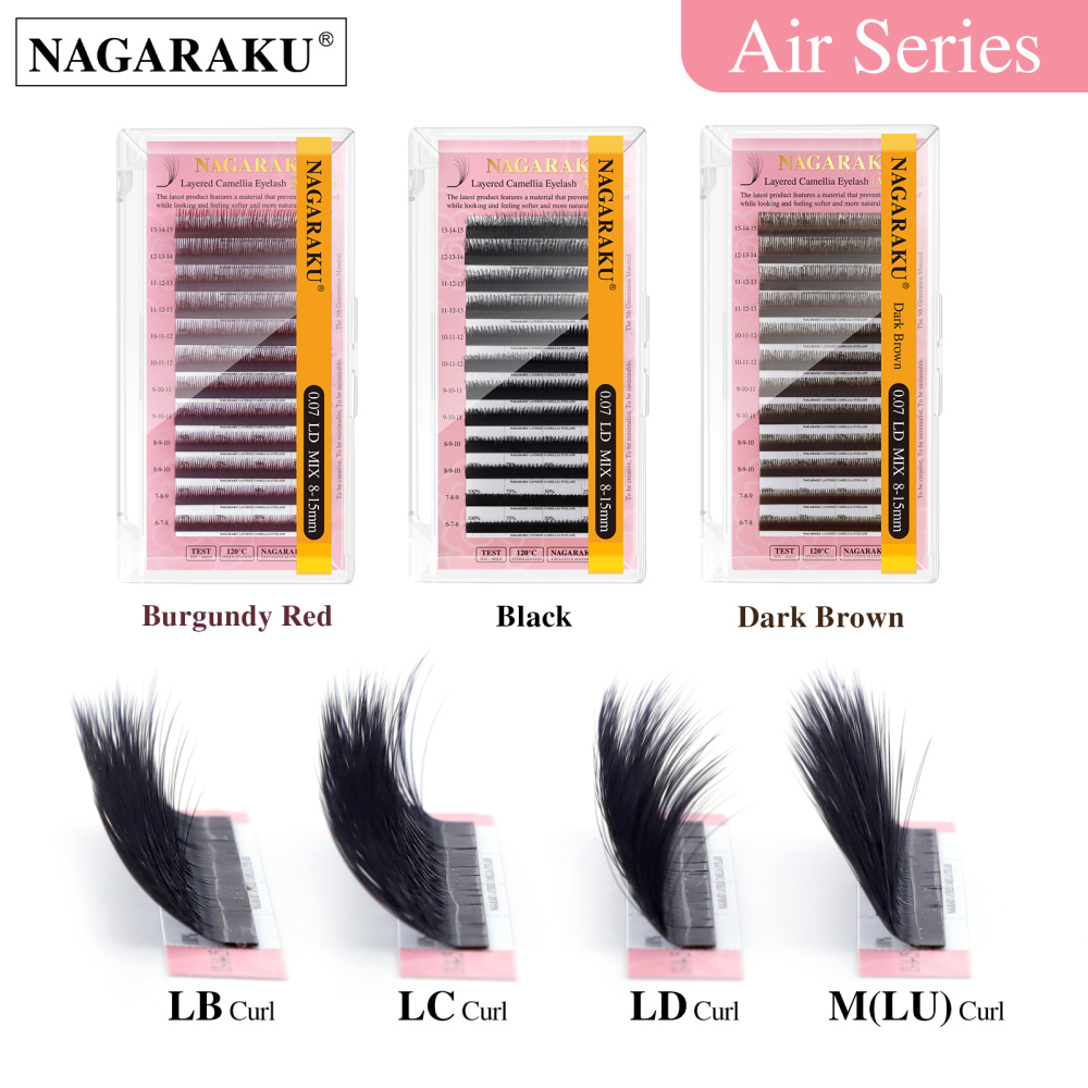 NAGARAKU Layered Camellia Multi-curls Eyelashes