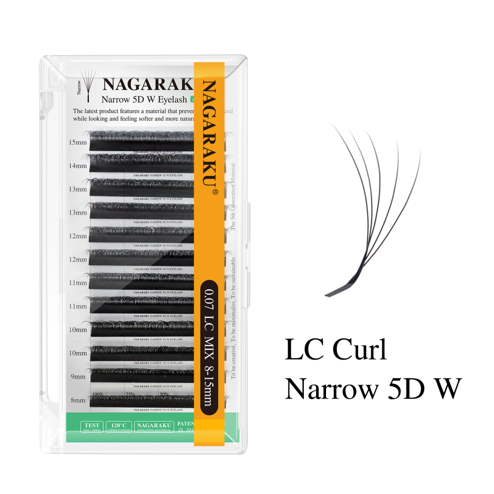 NAGARAKU Narrow 3D/4D/5D W Eyelash Extension