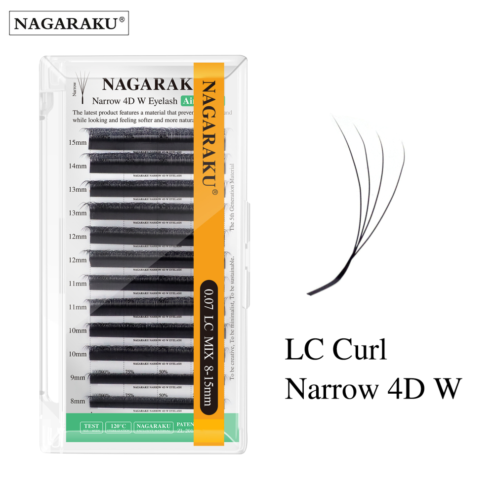 NAGARAKU Narrow 3D/4D/5D W Eyelash Extension