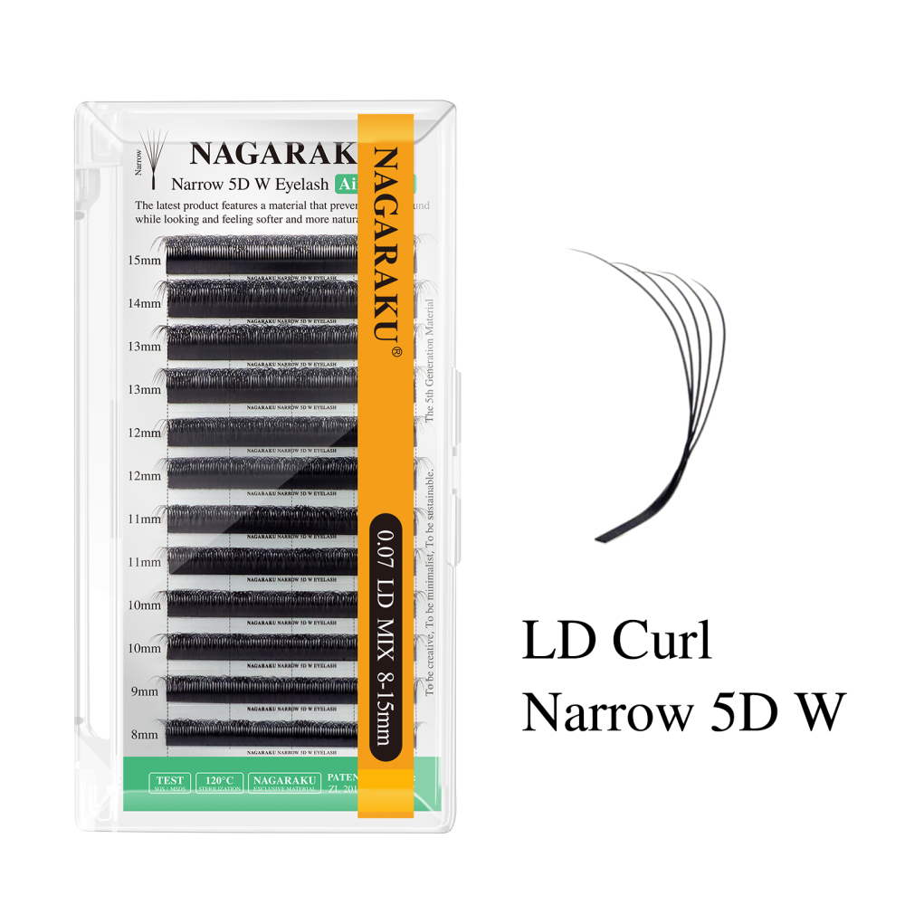 NAGARAKU Narrow 3D/4D/5D W Eyelash Extension