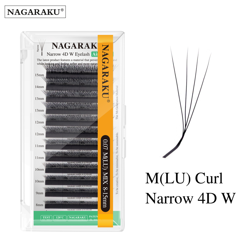 NAGARAKU Narrow 3D/4D/5D W Eyelash Extension