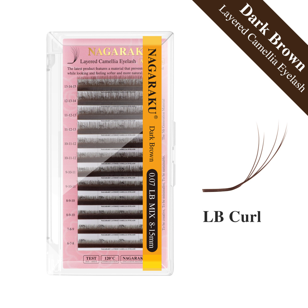 NAGARAKU Layered Camellia Multi-curls Eyelashes