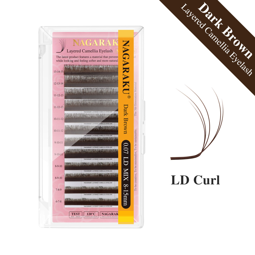 NAGARAKU Layered Camellia Multi-curls Eyelashes