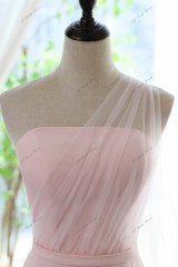 Straight Neckline Mermaid Prom Dress With Simple Waistband