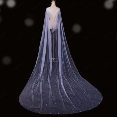 Long Pearl Capes For Brides