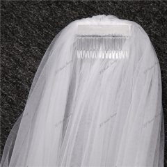 Wedding Veil Soft Lace Edge Bride With Comb