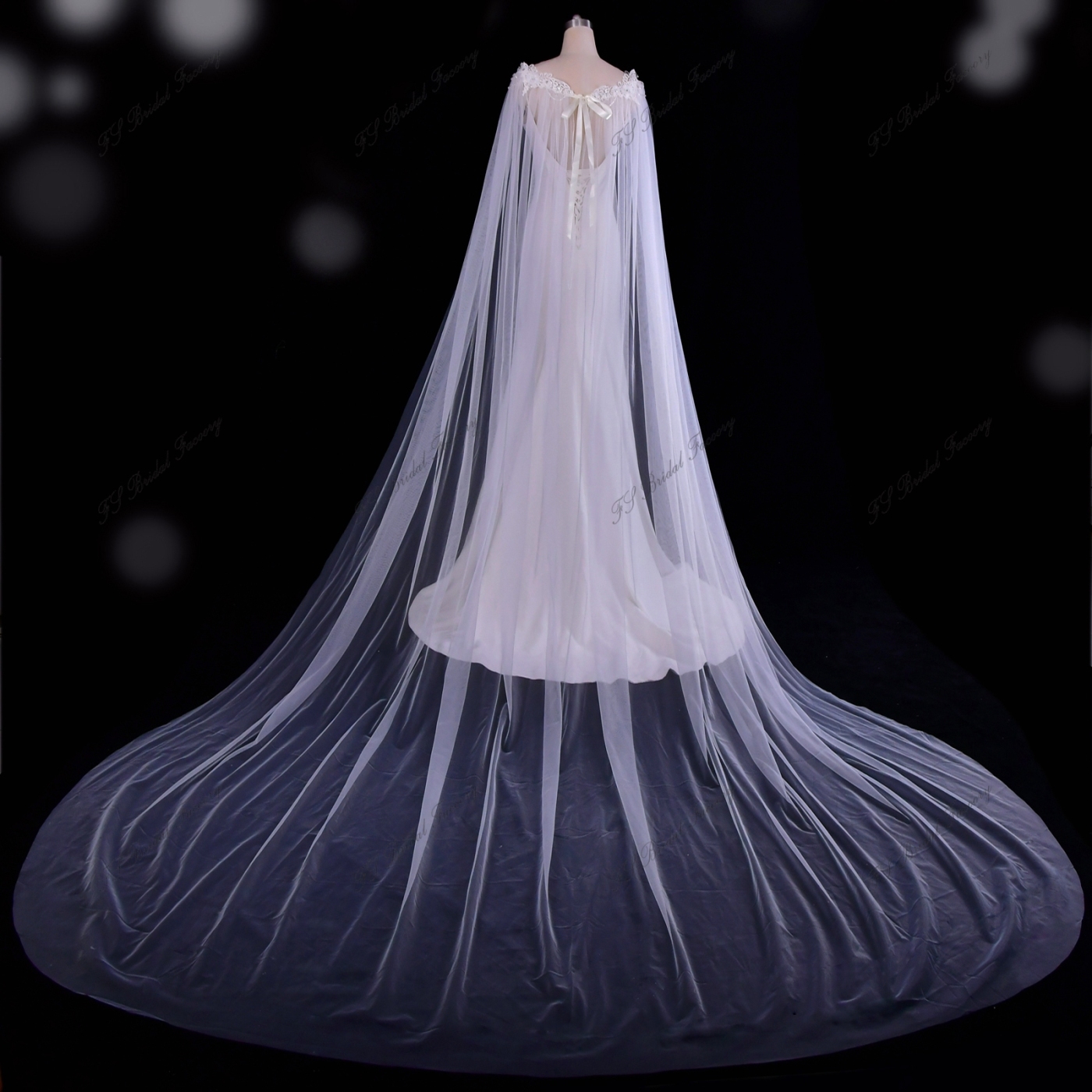 3D Lace Cape For Bridal Gowns