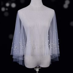 Elegant Pearl Bridal Capes