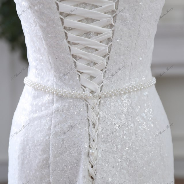 High Quality Pearl Wedding Belt