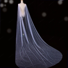 Long Pearl Capes For Brides