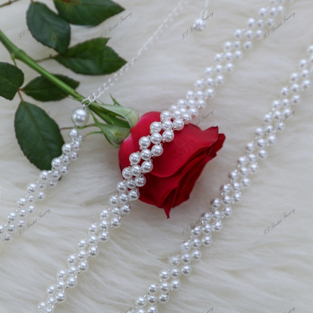 High Quality Pearl Wedding Belt