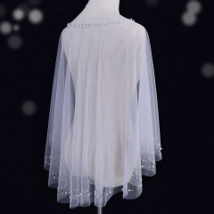 Elegant Pearl Bridal Capes
