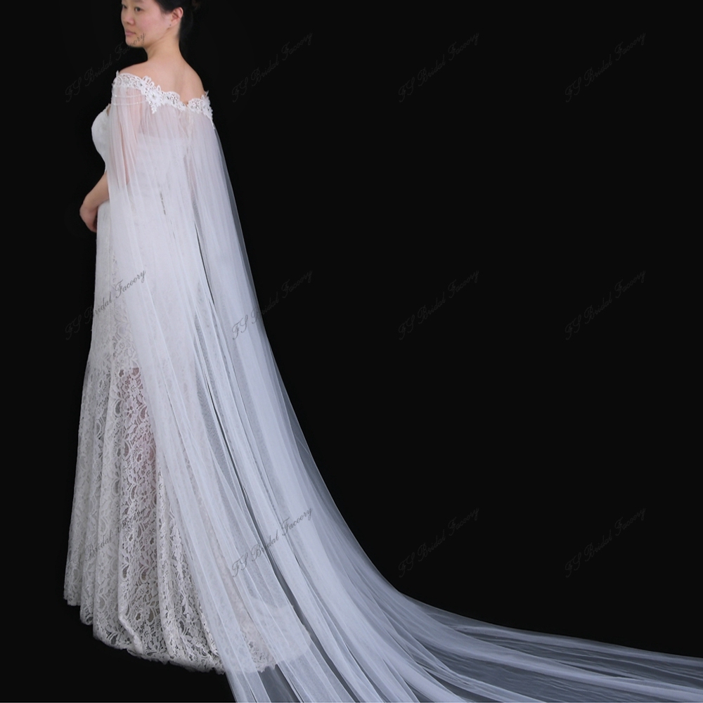 3D Lace Cape For Bridal Gowns
