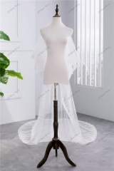 Two Tier Chapel Bridal Accessories Veils With Comb