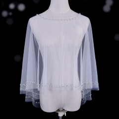 Elegant Pearl Bridal Capes