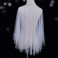Elegant Pearl Bridal Capes