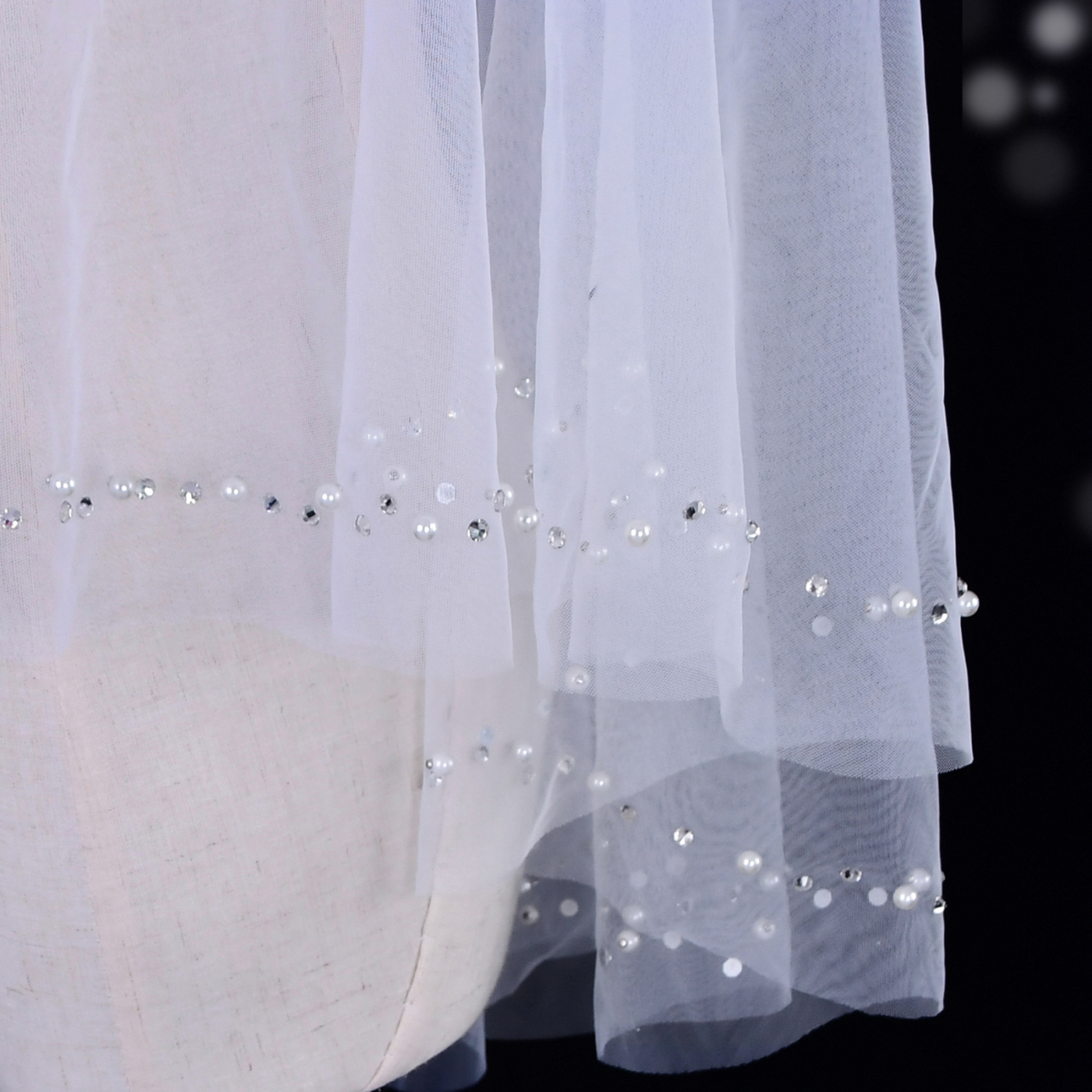 Elegant Pearl Bridal Capes