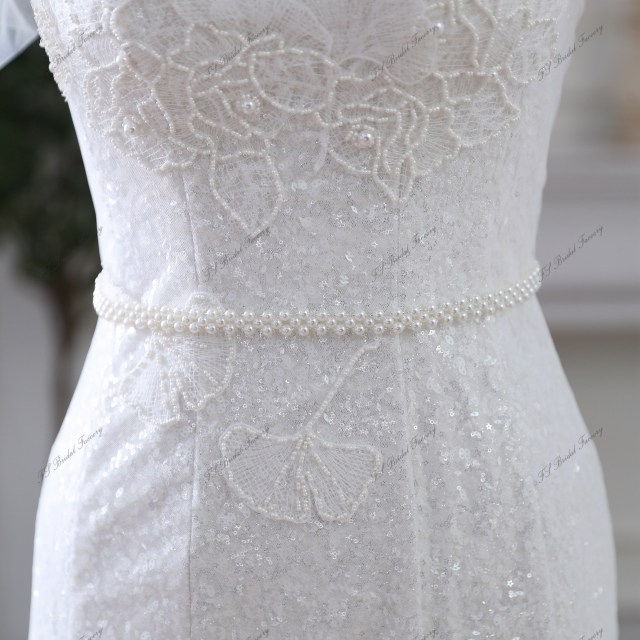 High Quality Pearl Wedding Belt