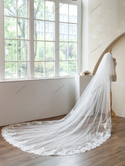 137 Inch Lace Wedding Veils