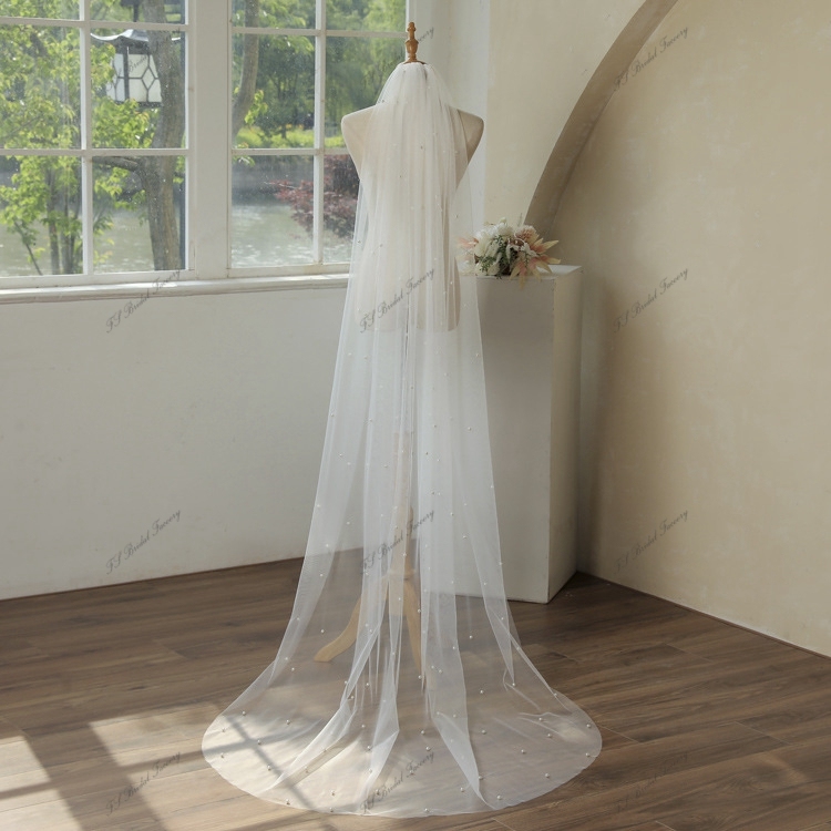 78 Inch Pearl Veil