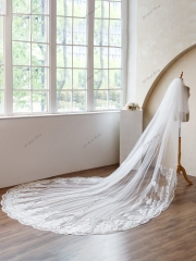 137 Inch Lace Wedding Veils