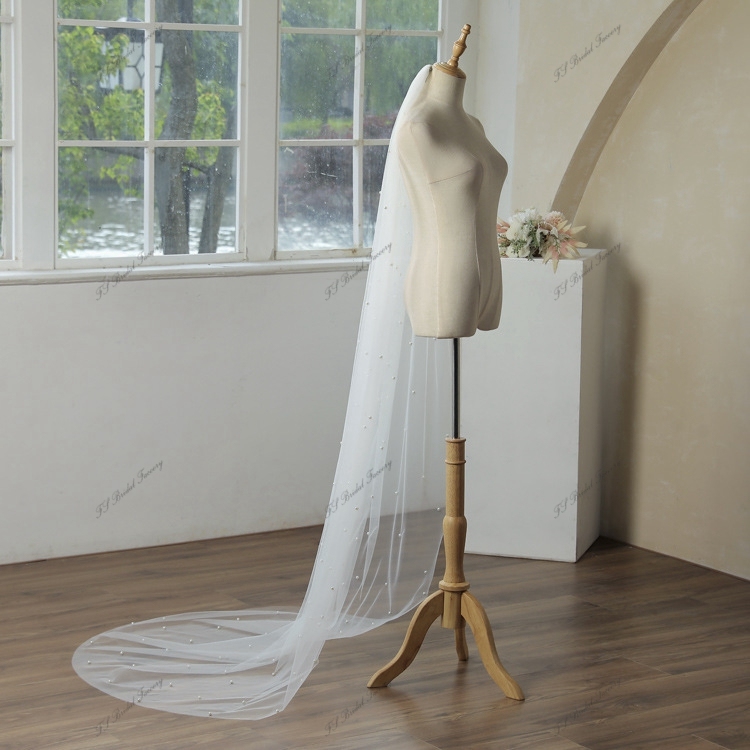78 Inch Pearl Veil