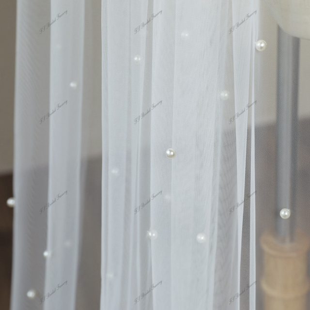 78 Inch Pearl Veil