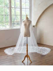 137 Inch Lace Wedding Veils
