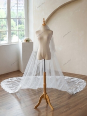 137 Inch Lace Wedding Veils