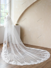 137 Inch Lace Wedding Veils