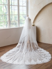 137 Inch Lace Wedding Veils