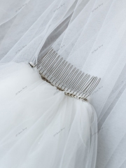 137 Inch Lace Wedding Veils