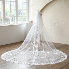 137 Inch Lace Wedding Veils
